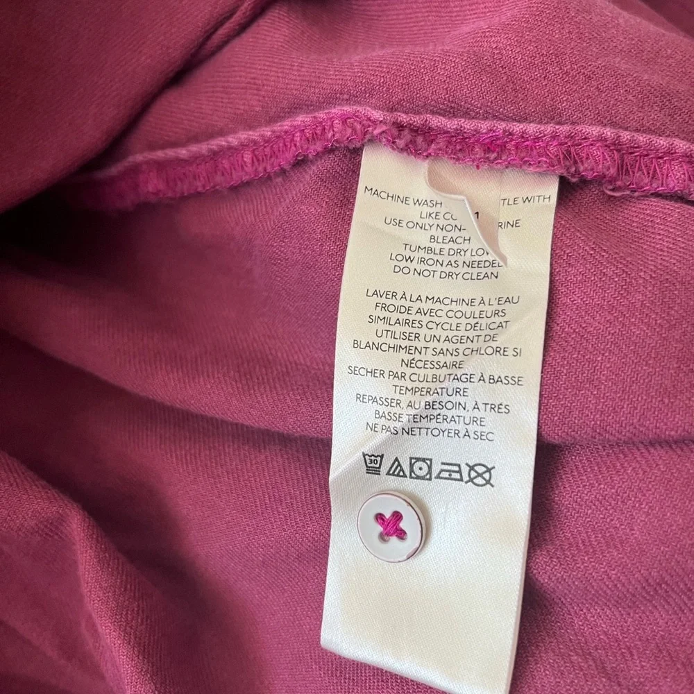 ✨ANTHROPOLOGIE PILCRO FLOUNCED RASPBERRY TUNIC DRESS M - Picture 7 of 7